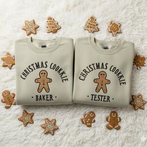 Matching Christmas Cookies Sweater